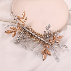 Rhinestone Hair Comb Head Jewelry Hair Accessories