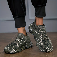 Men's Camo Knit Lightweight Casual Shoes