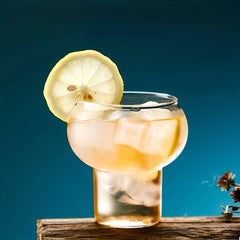 Creative Gourd Shaped Glass Water Cup for Beer Cocktail Coffee Drinking