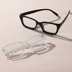 Clear Lens Glasses Square Eyewear Anti Light Eyeglasses