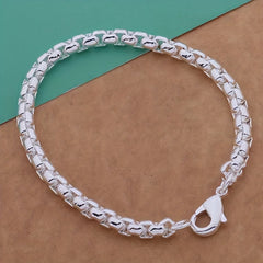 Minimalist Silver Bracelet Jewelry Girls Accessories