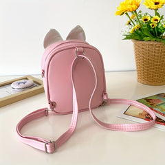 Kids Rabbit Crossbody Bag Glitter Backpack For Girls