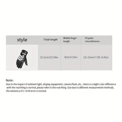 Warm Touch Screen Reflective Riding Gloves Waterproof Windproof