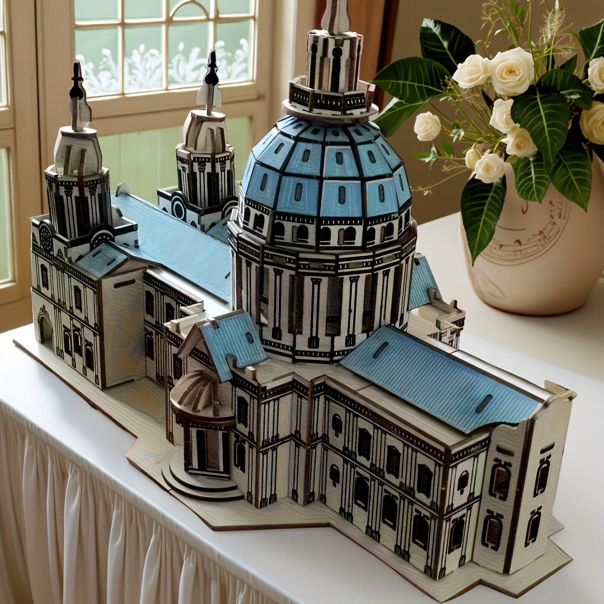237pcs St Paul's Cathedral Wooden Puzzle 3D Jigsaw for Adults & Teens