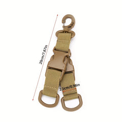 2pcs Tactical 360 Rotating Buckle Key Holder for Camping Hiking