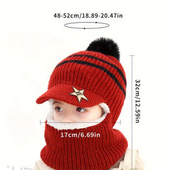 Children Winter Windproof Balaclava Thick Warm Face Cover