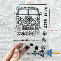 Holiday Card Making Transparent Silicone Stamp