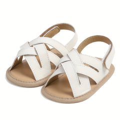 Baby Girls Open Toe Sandals Lightweight Breathable Non-Slip for Spring & Summer