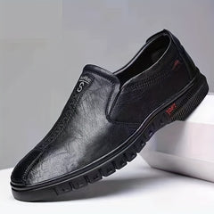 Men's Comfy Slip On Loafer Shoes with Stitch Detail