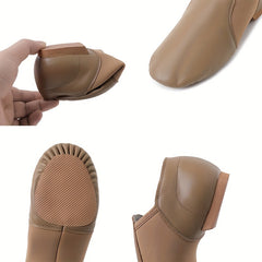 Women's Soft Leather Indoor Exercise & Dance Shoes