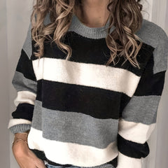 Striped Long Sleeve Sweater