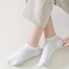 10 Pairs Women's Lightweight Ankle Socks Soft All-match Stockings