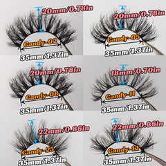 5D Fluffy Soft False Eyelashes with Lash Box