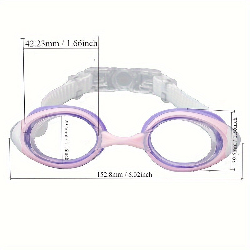 Clear Waterproof Swimming Goggles Anti-fog Diving Glasses