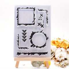 Transparent Silicone Stamp for Backgrounds