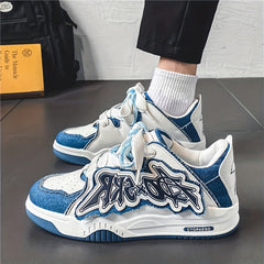 Men's Platform Skate Shoes Wear resistant Non Slip Casual Shoes