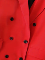 Casual Blazer Women's Solid Button Up Long Sleeve Lapel Collar