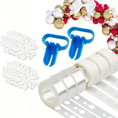 Balloon Wreath Kit 28pcs with Knotting Tool, Adhesive Stickers, Clips