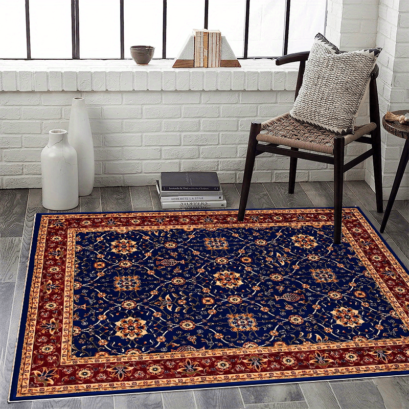 Bohemian Red Large Area Carpet Living Room Bedroom Soft Carpet