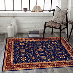 Bohemian Red Large Area Carpet Living Room Bedroom Soft Carpet