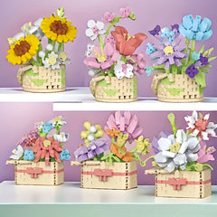 Eternal Flower Music Plant Girl Series Fragrant Honey Square Assembly Ornament