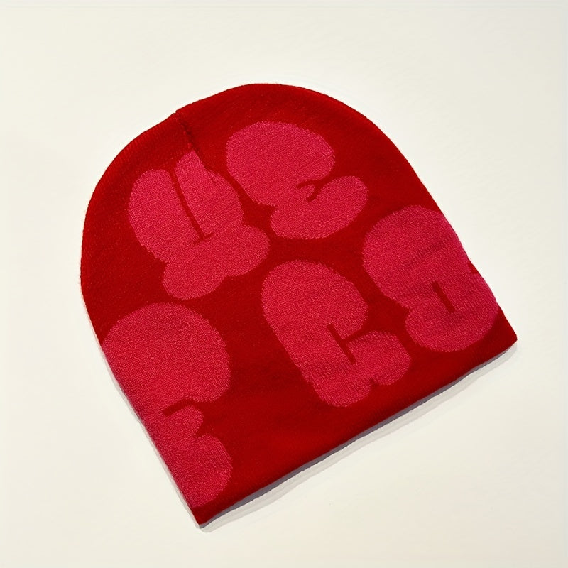 Fashionable Ear Protection Knit Beanie Hat Autumn Winter Ski Cold Hat