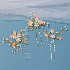 Leaf Plate Hair Comb Headdress Flower Comb Hair Accessories