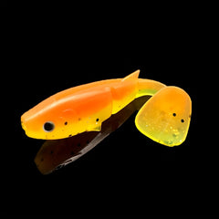 4pcs 6.2in Artificial T Tail Fishing Lures 0.16oz - Soft Wobbler Bait