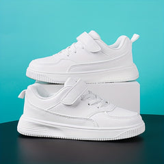 Unisex Hoop & Loop Skateboard Shoes for Boys & Girls