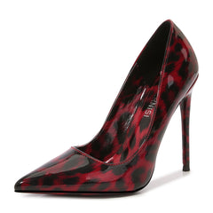 Leopard Print Pointed Toe High Heels Stiletto Pumps