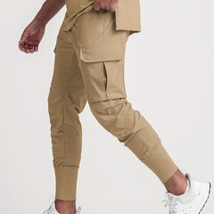 Men's Solid Joggers Outdoor Active Sweatpants