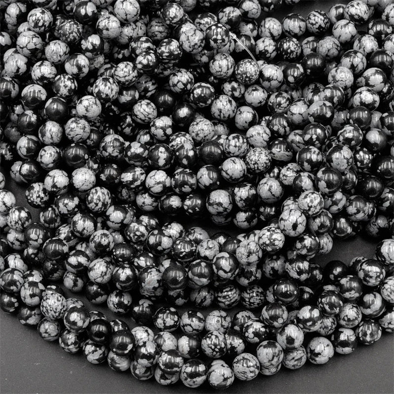 8mm Natural Round Loose Beads DIY Jewelry Charm 45pcs