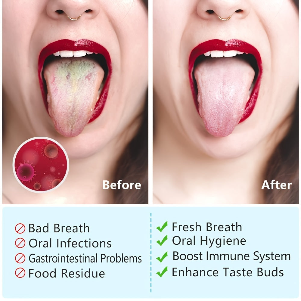 Portable Stainless Steel Tongue Scraper Set