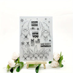 Christmas Stamp Painting DIY Scrapbooking Decoration Silicone Transparent Stamp
