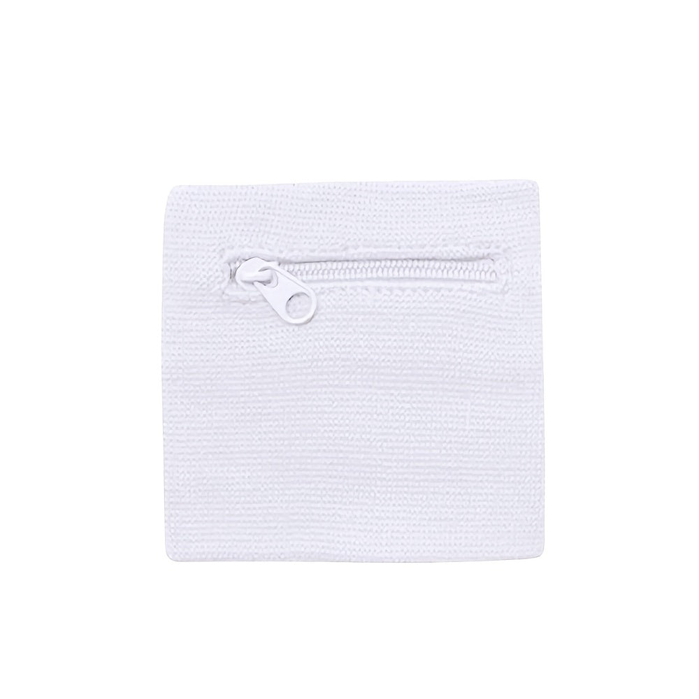 Cotton Wrist Wallet Zipper Sweatbands Men Women