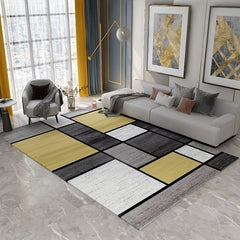 Modern Geometric Area Rug for Living Room Bedroom