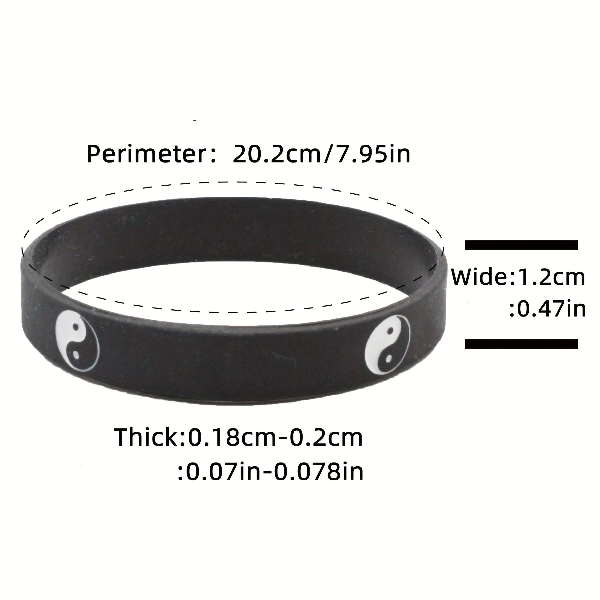 Tai Chi Silicone Bracelet Concert Souvenir Gift