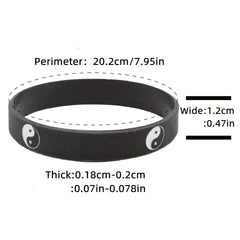 Tai Chi Silicone Bracelet Concert Souvenir Gift