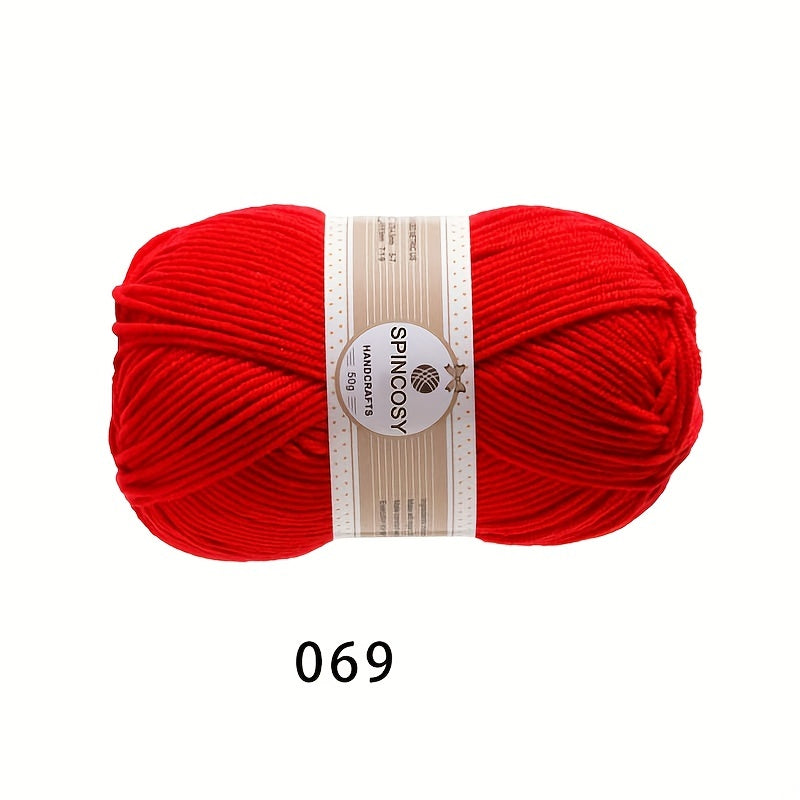 2pcs 4 Strand Wool 0.11lb 110m Acrylic Hand Woven DIY Needlework