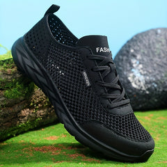 Men's Lace Up Sneakers Casual Walking Shoes Comfortable And Breathable