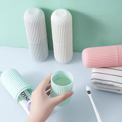Camping Toothbrush Set Portable with Storage Box