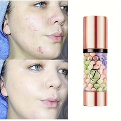 3 Rainbow Contouring Isolation Cream Pore Primer Correct Serum Face Makeup