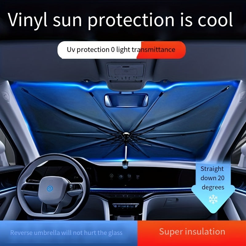 Car Windshield Sun Shade Umbrella Front Windshield Umbrella
