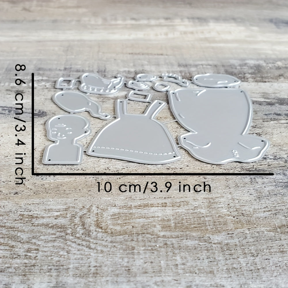 Catlove Christmas Santa Claus Metal Cutting Dies Scrapbooking Stencil