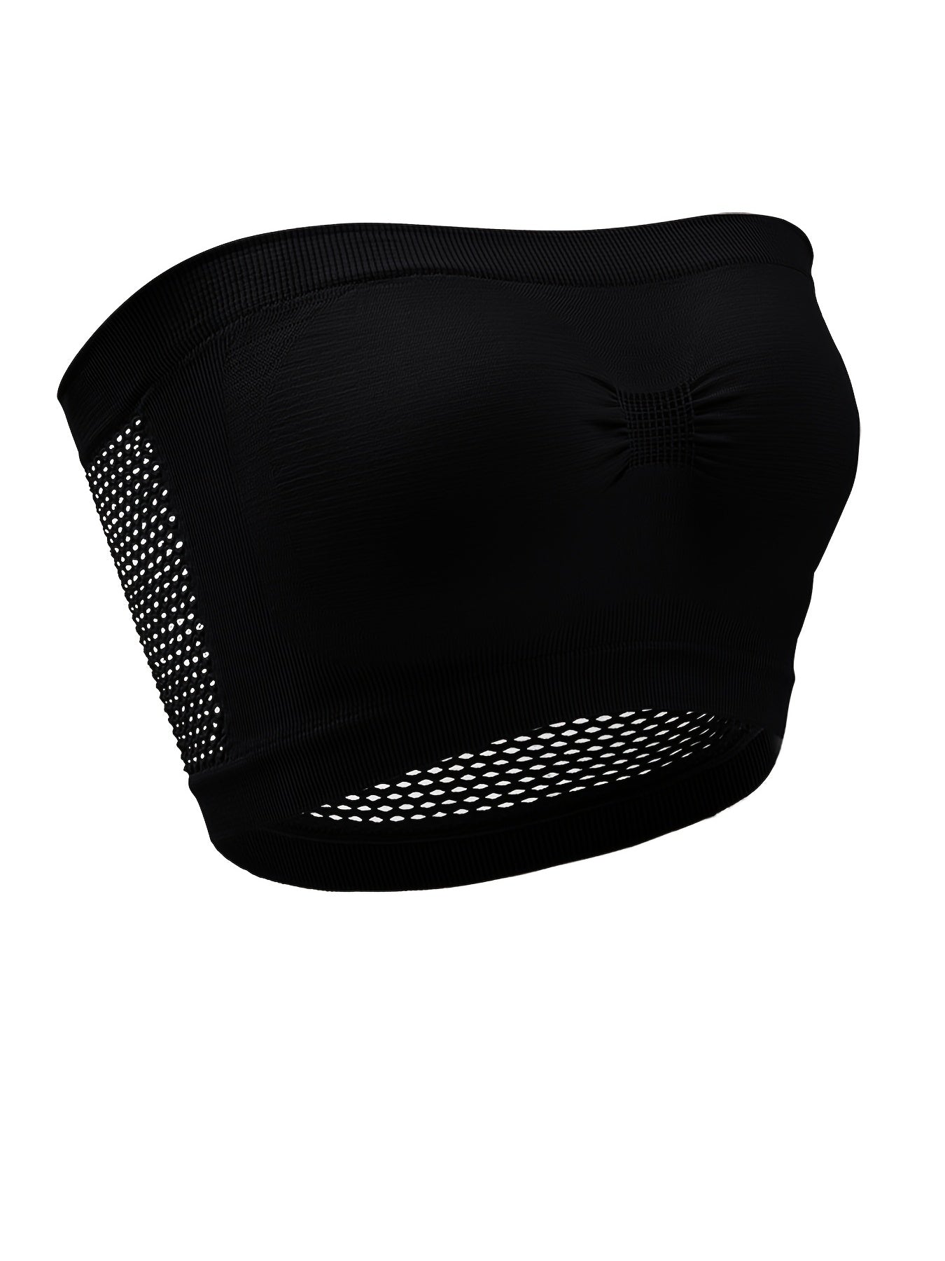 Wireless Bandeau Bra Strapless Tube Bra for Yoga Workout Women