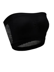 Wireless Bandeau Bra Strapless Tube Bra for Yoga Workout Women