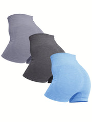 Women's Gym Yoga Shorts High Elasticity and Comfort Hip Lifting Tights