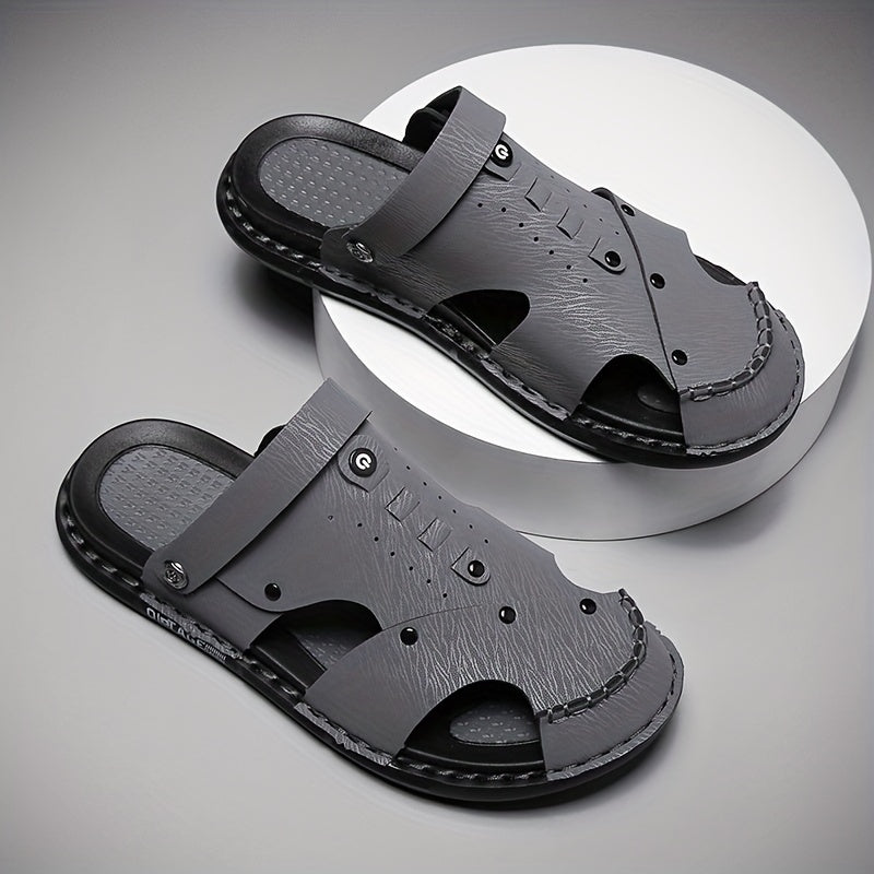 Men's Hollow Out Sandals Non Slip Closed Toe Shoes