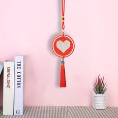 DIY Diamond Painting Car Hanging Ornaments Crafts Holiday Birthday Love