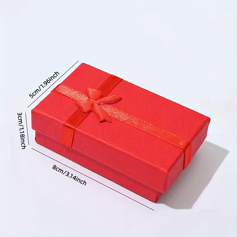 Rectangular Jewelry Box with Lid for Bracelet Ring - Necklace Storage